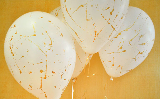 Blinged Splatter Balloons Party Tip