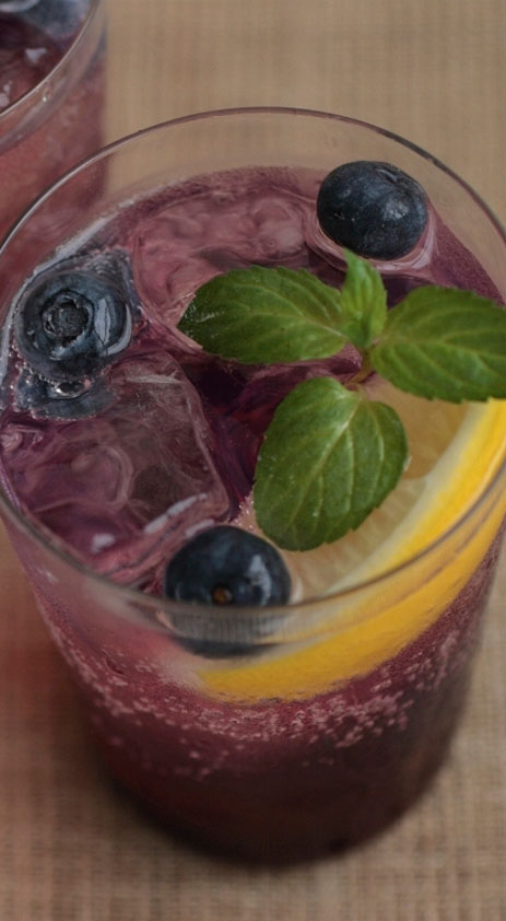 Blue Sangria recipe with blueberries and red Sangria Blueberry Sangria Recipe