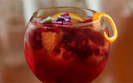 Pomegranate Sangria Sparkler Recipe Pomegranate Sangria Sparkler Recipe