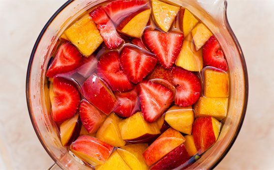 Blue Sangria recipe with blueberries and red Sangria Blueberry Sangria Recipe